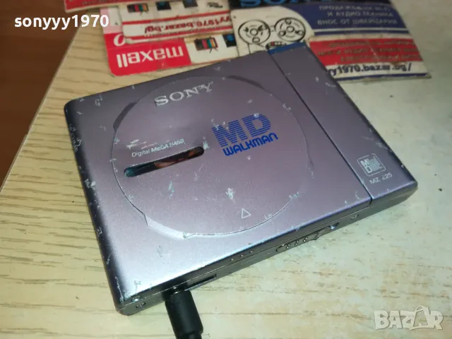 MINIDISC SONY-РАБОТИ С НОРМАЛНА БАТЕРИЯ 1,5В 2611241012, снимка 13 - Радиокасетофони, транзистори - 48109408