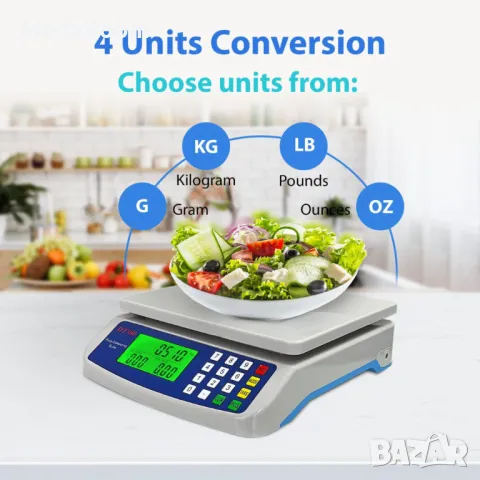 Мини електрическа везна 30 кг DT-580, снимка 2 - Друга електроника - 48904458