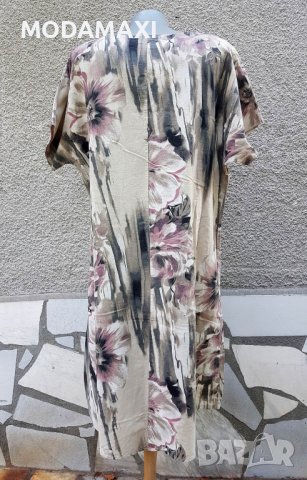 3XL Нова рокля в пастелни цветове (Италия) , снимка 4 - Рокли - 37615115