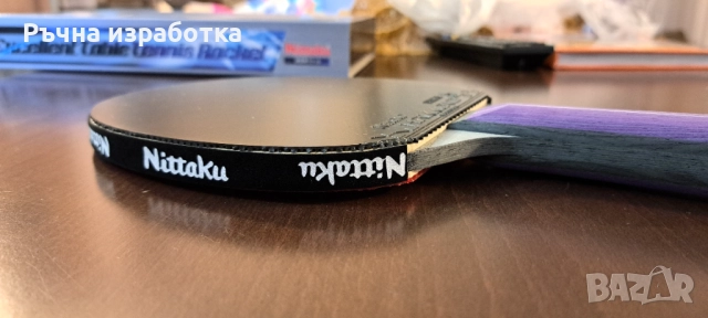 НОВО nittaku factive 7 хилка за тенис на маса дърво hammond japan гума, снимка 15 - Тенис - 51751395