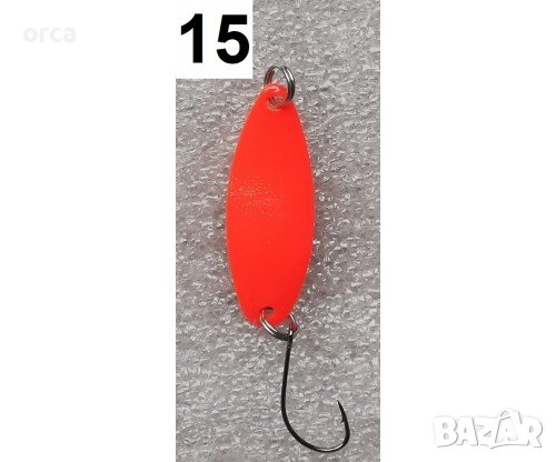 Клатушка OSAKO ATTACK SPOON 3.5 – пъстърва, костур, кефал, 3.5 г, снимка 3 - Такъми - 38321846