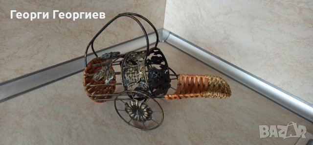 Поставка за бутилка вино, снимка 3 - Декорация за дома - 38769293