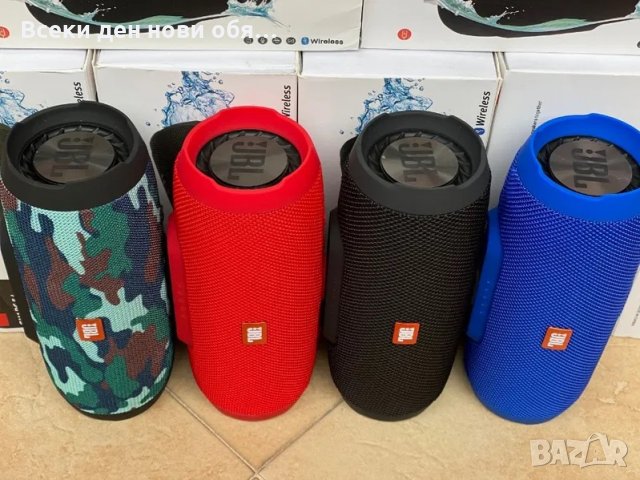 JBL Charge 3 - 2*10W - 6000mAh USB , Bluetooth, TF Card ,FM Radio , снимка 3 - Bluetooth тонколони - 28898155