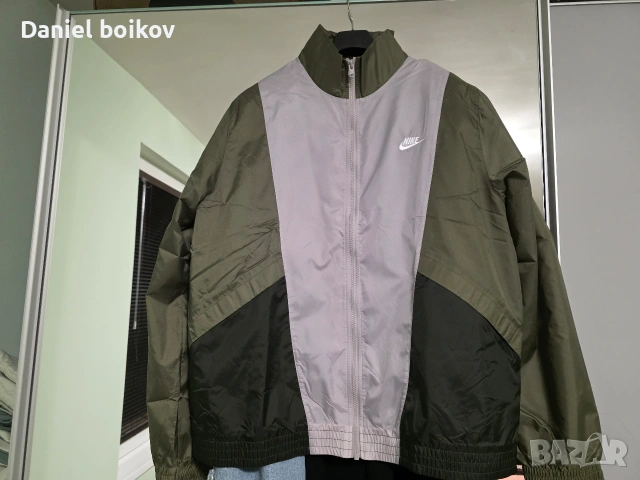 Nike Sportswear Облекло за бягане 'CLUB' в Маслина, снимка 3 - Спортни дрехи, екипи - 53344745