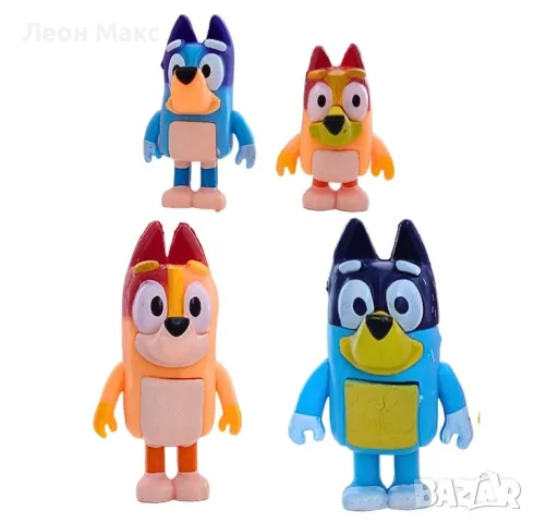 Фигурки Блуи и Бинго Bluey Bingo семейство и приятели , снимка 3 - Фигурки - 48427365
