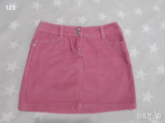 Маркова кадифена пола Mango, в цвят пепел от рози.