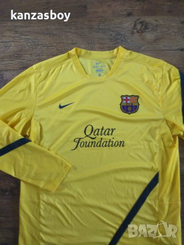 nike Barcelona FC Barca FCB Spain nike 2011/12 men's - страхотна мъжка блуза КАТО НОВА ХЛ, снимка 6 - Блузи - 40423142