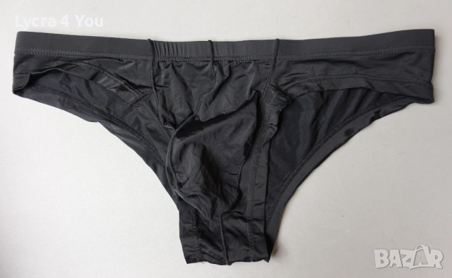 XL мъжки слипове в черно и светло синьо, снимка 3 - Бельо - 53376165