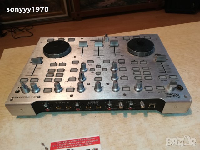 DJ MIXER-HERCULES-SWISS 2701221930, снимка 1 - Ресийвъри, усилватели, смесителни пултове - 35583654