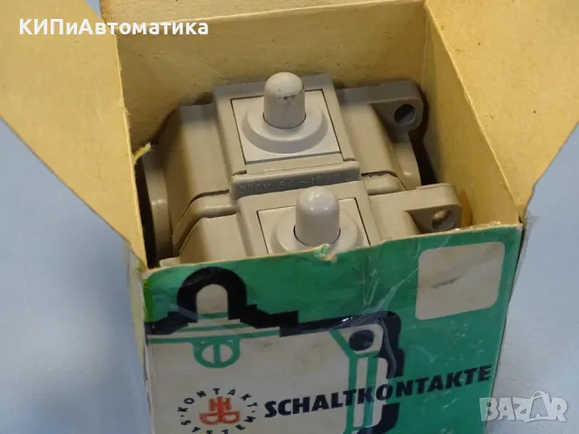 краен изключвател VEB Electroschaltgerate Robotron PWU1 Limit Switch 6A 500VAC, снимка 10 - Резервни части за машини - 47675848