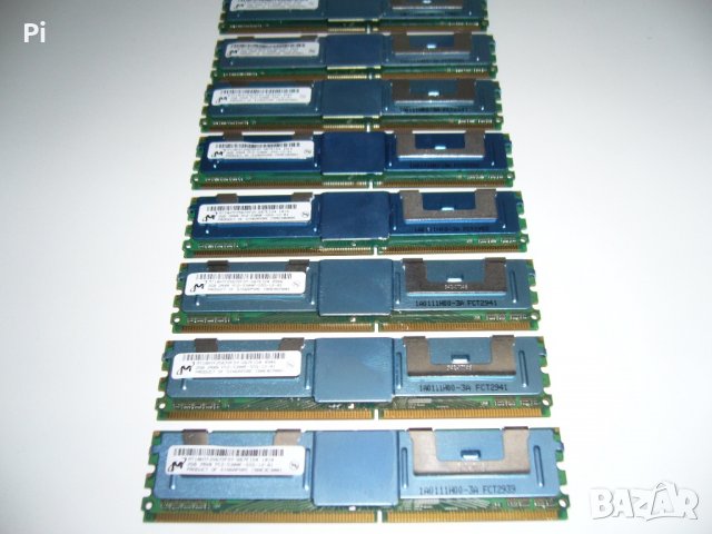 Сървърна памет 2gb Micron DDR2-667mhz ECC, PC2-5300, Ram 24бр., снимка 9 - RAM памет - 12022207