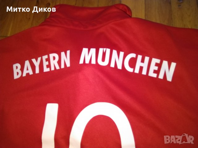 Байерн Мюнхен футболна тениска 2015-16 домакини маркова на  Адидас  №10 Ариен Робен размер  ХХЛ, снимка 7 - Футбол - 28726428