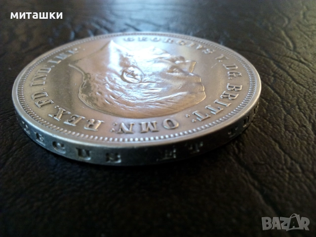 1 корона 1935 година Англия сребро, снимка 6 - Нумизматика и бонистика - 51760965