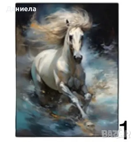 Картина с кон различни модели