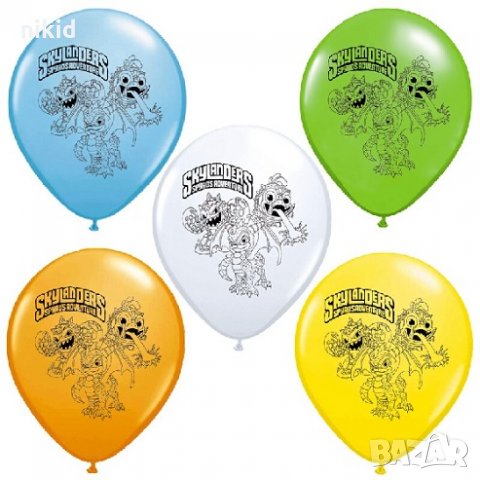 Skylanders Скайландерс Обикновен надуваем латекс латексов балон парти