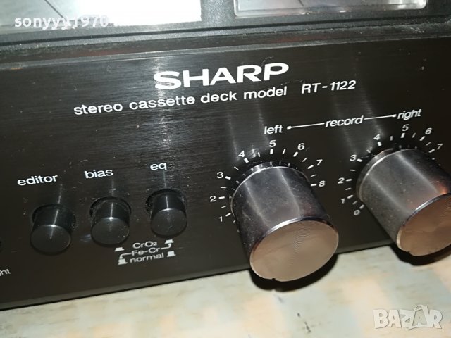 SHARP RT-1122H APSS-MADE IN JAPAN-ВНОС SWISS 2503231951, снимка 7 - Декове - 40134489