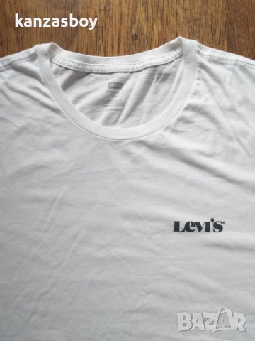 Levis Crewneck Graphic - страхотна мъжка тениска КАТО НОВА 3ХЛ, снимка 4 - Тениски - 40257002