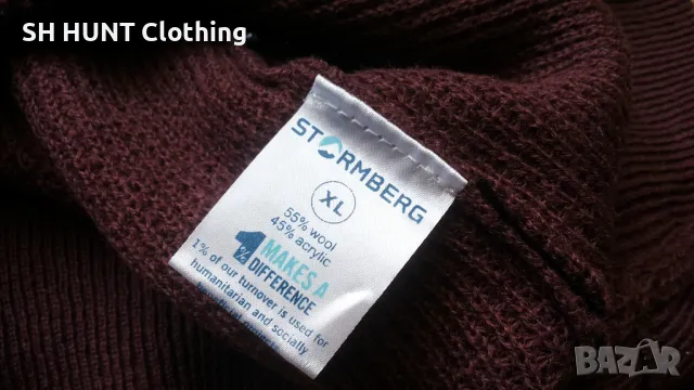 STORMBERG 55% WOOL Sweater размер XL вълнена блуза 55% Вълна - 1597, снимка 10 - Блузи - 48541919