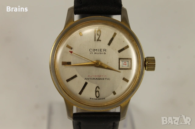 1960's CIMIER Automatic cal. 206 17 Jewels Swiss, снимка 4 - Мъжки - 53020465
