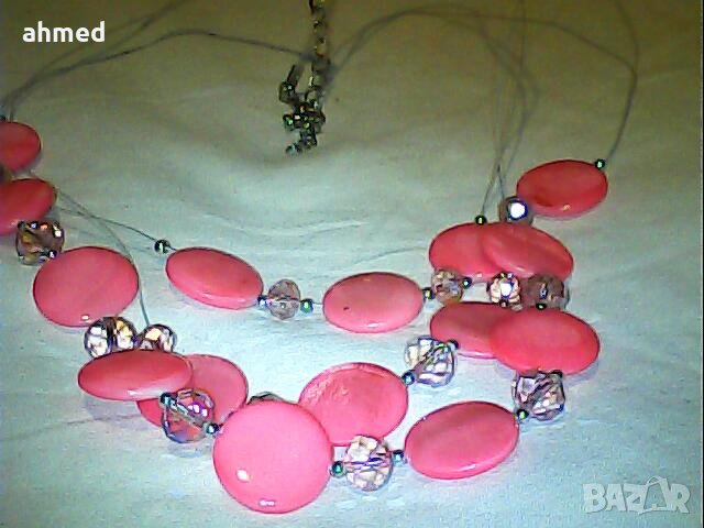 мнного красиво колие от естествени кристали и седев, снимка 2 - Колиета, медальони, синджири - 39288939