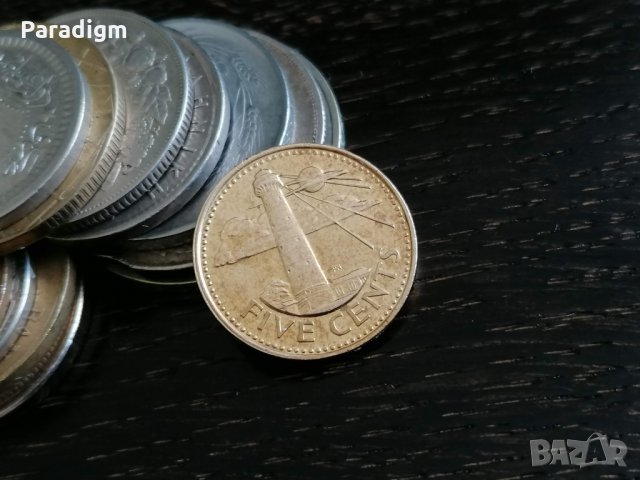Монета - Барбадос - 5 цента | 1998г.