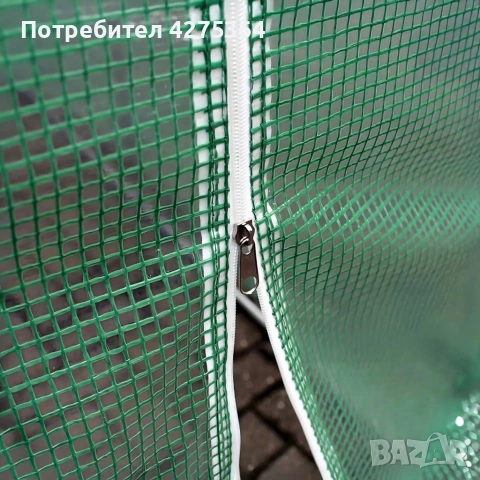 Резервно покривало за оранжерия 3x2x2м – Армирано UV , с цип и прозорци (без рамка), снимка 4 - Други стоки за дома - 53412132