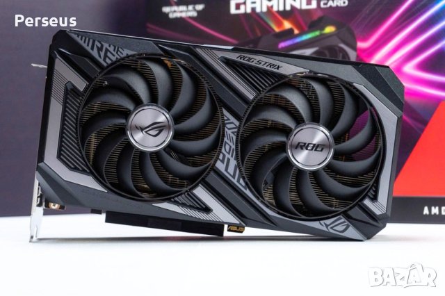 НОВА видеокарта Asus ROG Strix RX 6600 XT OC GAMING AURA SYNC RGB, снимка 1 - Видеокарти - 43469819