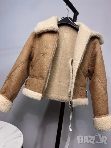 MANGO УНИКАЛНО  палто /яке с каракул , снимка 12 - Палта, манта - 48597403