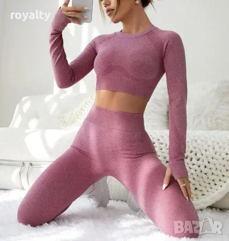 Дамски комплект клин и блуза , снимка 2 - Спортни екипи - 49726353