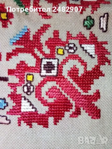 Стар бродиран тишлайфер , снимка 7 - Колекции - 47812436