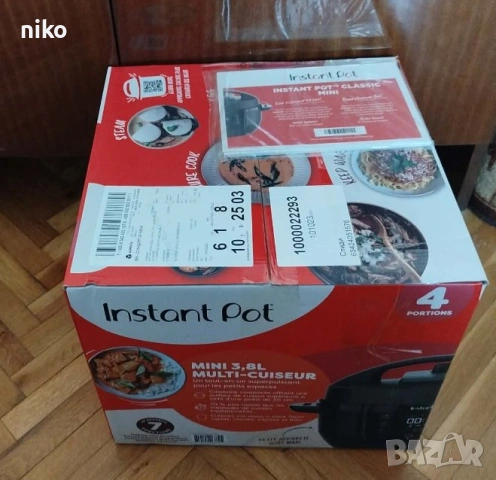 Instant Pot CLASSIC MINI 3.8L – функции 7-в-1, снимка 2 - Мултикукъри - 53125451