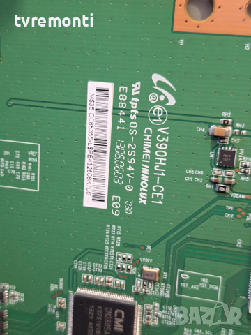 T-con V390HJ-CE1 for 39inc for DISPLAY HC390DUN-VCFP1-11XX, снимка 2 - Части и Платки - 44893617