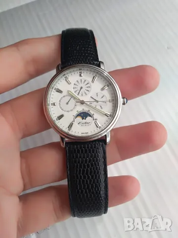 Piquot Kolber Geneve moon phase, снимка 4 - Мъжки - 48740281