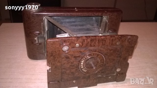 kodak hawkette nr2-бакелитово ретро фото-внос франция, снимка 6 - Фотоапарати - 26772111