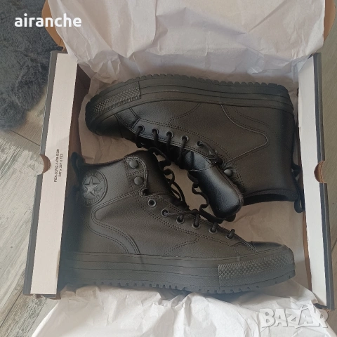 Нови мъжки зимни високи кецове Converse, снимка 2 - Кецове - 53131697