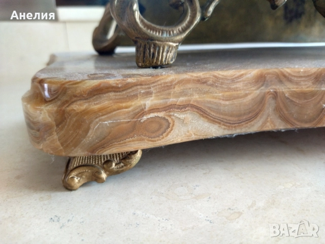 Античен настолен часовник , снимка 8 - Антикварни и старинни предмети - 51675076