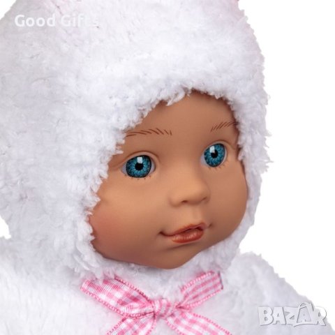 Кукла бебе с меко тяло Бяла, 35см, снимка 3 - Кукли - 43378537