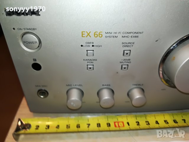 SONY TA-EX66 STEREO AMPLIFIER-MADE IN JAPAN 1109221056, снимка 7 - Ресийвъри, усилватели, смесителни пултове - 37965124