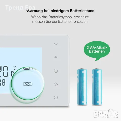 BEOK термостат 3А програмируем BOT-W306, снимка 4 - Друга електроника - 49383575