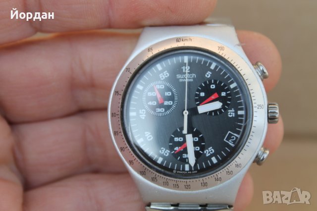 Швейцарски часовник ''Swatch'' хронограф, снимка 11 - Мъжки - 43973881