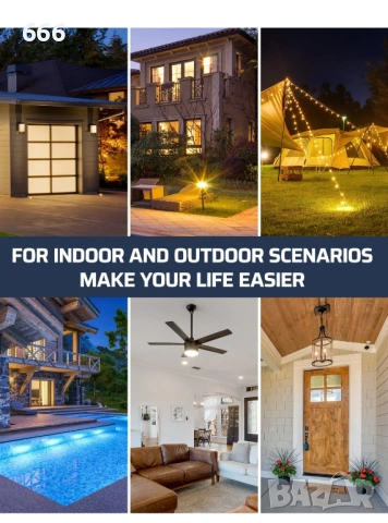 Комплект безжичен ключ за осветление и приемник, снимка 7 - Друга електроника - 53569535