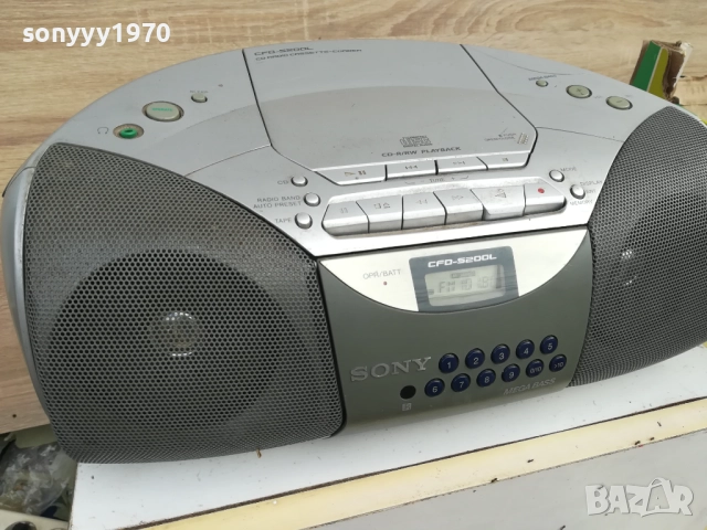 SONY CFD-5200L ВНОС SWISS 2710251823, снимка 11 - Радиокасетофони, транзистори - 52201929
