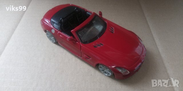 Bburago 1/32 Mercedes-Benz SLS AMG Roadster, снимка 5 - Колекции - 37377264