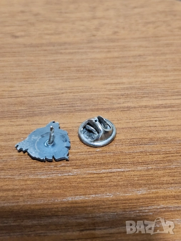 Старинен сребърен знак корона лъвове и българския знак ипсилон с две хасти царство България за ценит, снимка 3 - Други - 52352790