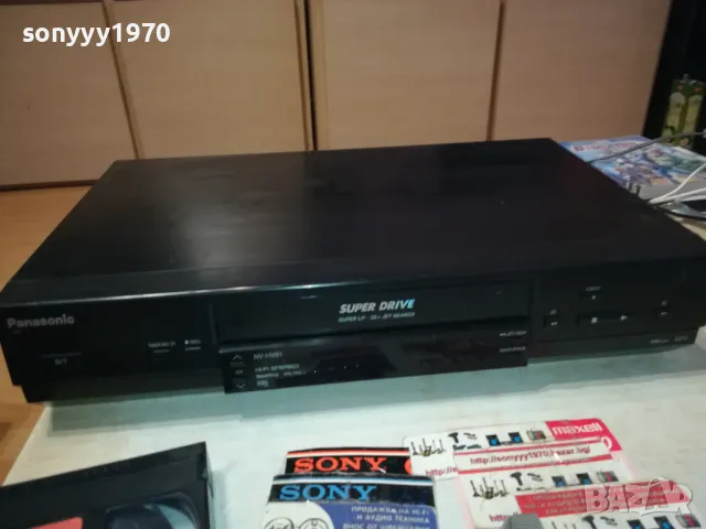 PANASONIC NV-HV61EG HIFI STEREO VIDEO-ВНОС SWISS 16022518188LNWC, снимка 3 - Плейъри, домашно кино, прожектори - 49154765