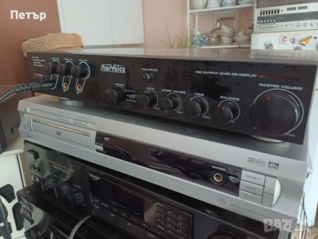 Усилвател/кариоке, снимка 2 - Ресийвъри, усилватели, смесителни пултове - 50444726