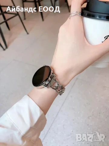 Каишка от НЕРЪЖДАЕМА стомана за Samsung/Huawei/Garmin/Amazfit, снимка 9 - Каишки за часовници - 49423006