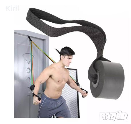 Фиксиращ Aнкер за врата  за фиксиране на фитнес ластици за тренировка, снимка 1