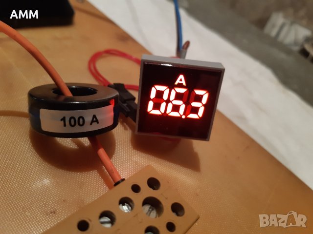 Амперметър 0-100А.