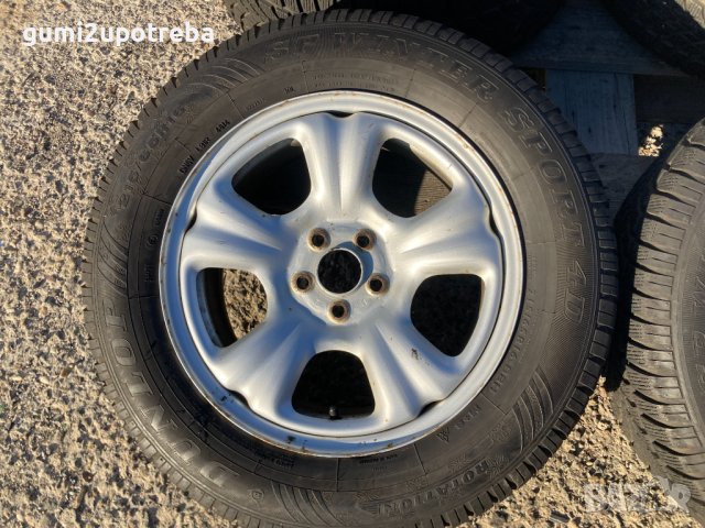 16 джанти 5х100 SUBARU Forester 215/65/16 Dunlop 2014г 5,5-6,5мм, снимка 3 - Гуми и джанти - 43840254